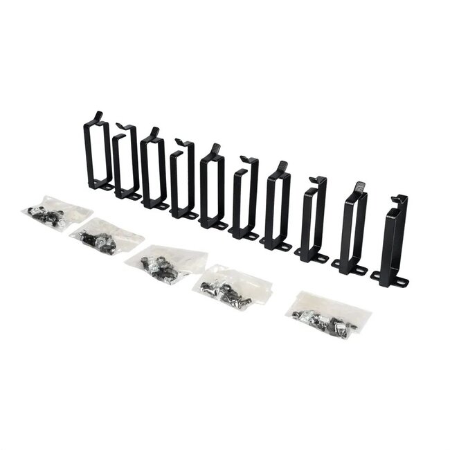 Kabelogen | 44 x 100 mm | zwart | 10 stuks