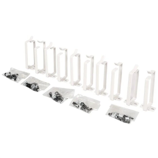 Kabelogen | 44 x 100 mm | grijs | 10 stuks