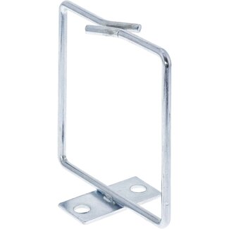 InLine Kabeloog met schroefgaten | 80 x 80 mm | zilver
