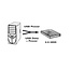 USB-A naar 2x USB-A Y-adapter kabel | USB2.0 | tot 1A | zwart | 0,30 meter