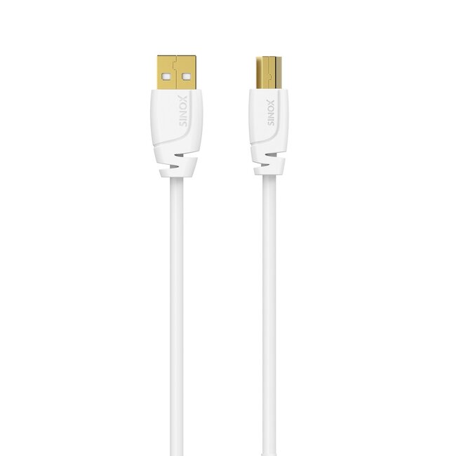 Sinox SELECT USB-A - USB-B kabel | USB2.0 | tot 1A | 2 meter