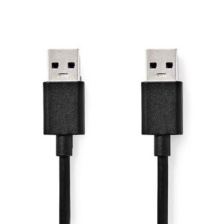 Nedis Nedis USB-A kabel | USB3.0 5 Gbps | tot 2A | zwart | 1 meter