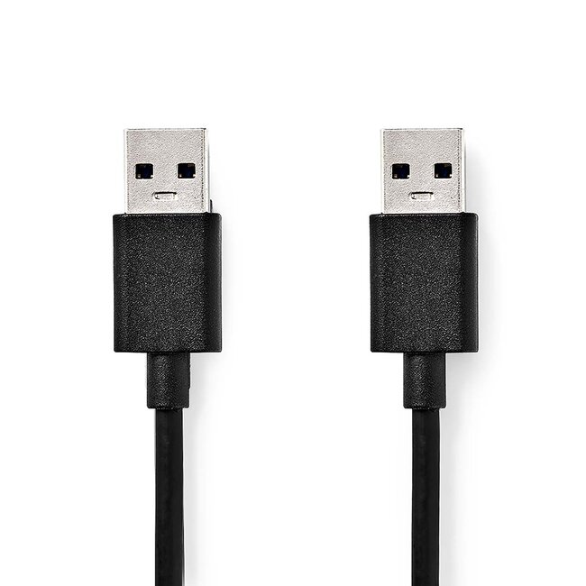 Nedis USB-A kabel | USB3.0 5 Gbps | tot 2A | zwart | 2 meter