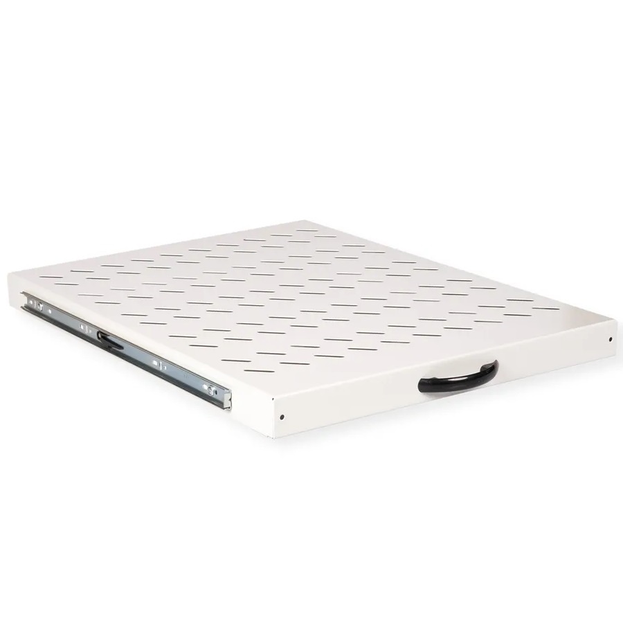ROLINE 19-inch plank 1 U , Uitschuifbaar 550mm diep 25 kg grijs