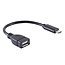 USB-C (m) - USB-A (v) adapter | USB2.0 | OTG | zwart | 0,15 meter
