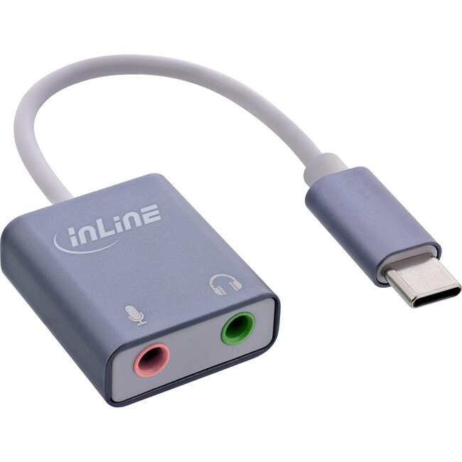 InLine® audio geluidsadapter, USB-C kabel