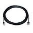 ROLINE UTP DataCenter Patchkabel Cat.6A (Class EA), LSOH, dun, extra korte stekker, zwart, 1,5 m
