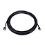 ROLINE U/FTP DataCenter Patchkabel Cat.6A (Klasse EA), LSOH, dun, extra korte stekker, zwart, 1,5 m