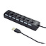 7 poorts USB 2.0 hub met voeding