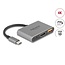 Delock USB Type-C™ Adapter to HDMI 4K 30 Hz with USB Type-A and USB Type-C™ PD 2.0 90 W