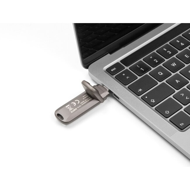 Delock USB 20 Gbps USB-C™ Memory Stick 256 GB, Read Speed: 1980 MB/s - Metal Housing