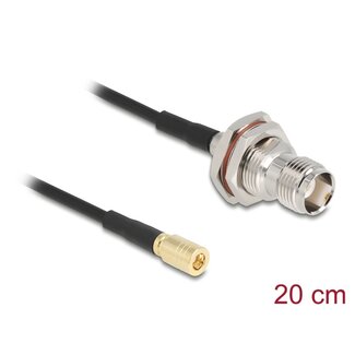 DeLOCK Delock Antenna Cable TNC jack to SMB plug RG-174 20 cm