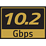 HDMI haaks (110° beneden) Keystone module - HDMI (v) | HDMI1.4 (4K 30Hz) | wit | 0,30 meter