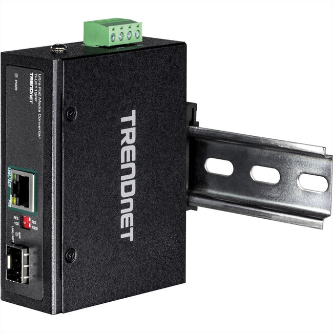 TRENDnet TI-UF11SFP Intern 1000Mbit/s Zwart netwerk media converter