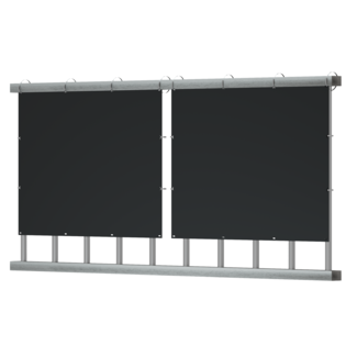 Energenie Verticale doe-het-zelf zonnepaneelset ''Balkon'', 400 W