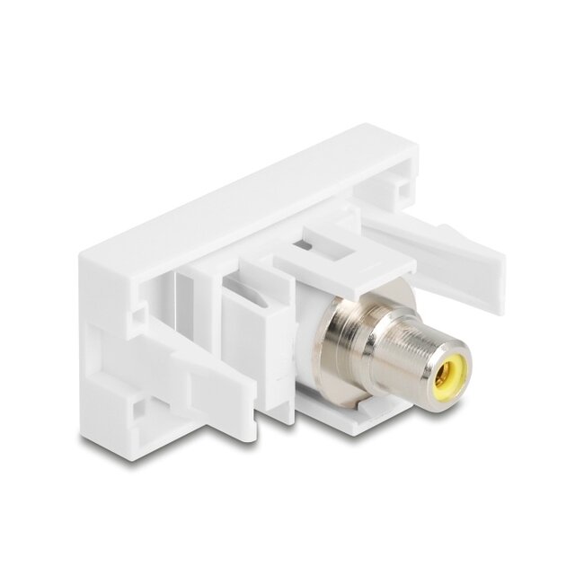 Delock Easy 45 Module RCA female to RCA female yellow / white