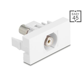 DeLOCK Delock Easy 45 Module RCA female to RCA female white / white