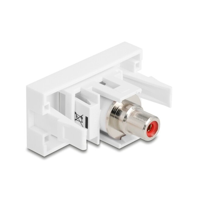 Delock Easy 45 Module RCA female to RCA female red / white