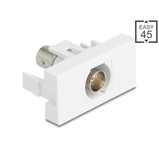 DeLOCK Delock Easy 45 Module BNC female to BNC female white