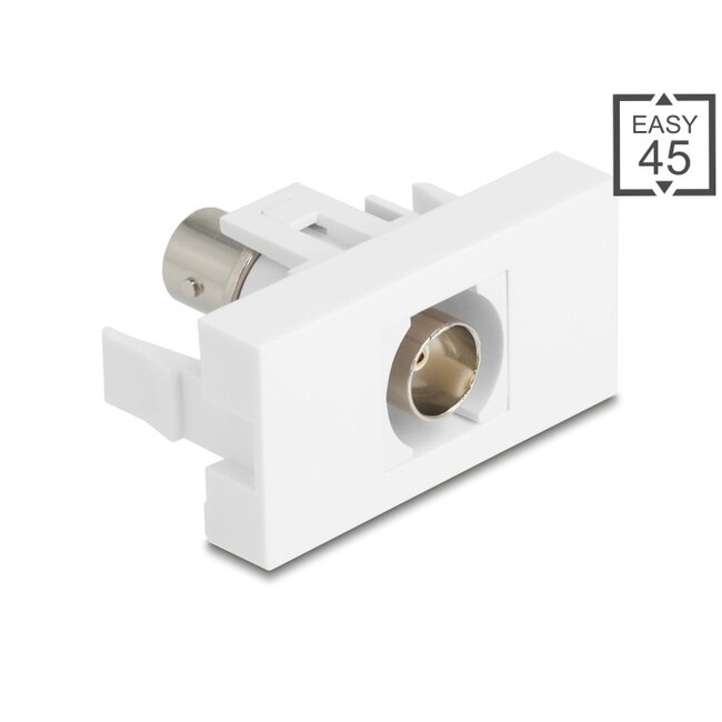 Delock Easy 45 Module BNC female to BNC female white