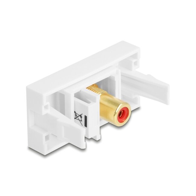 Delock Easy 45 Module RCA female to RCA female gold plated red / white