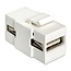 USB-A Keystone module | USB2.0 | wit