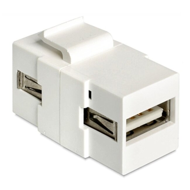 USB-A Keystone module | USB2.0 | wit