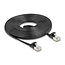 Delock RJ45 Flat Patch Cable plug to plug Cat.6A 5 m black