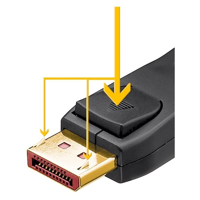 DisplayPort kabel | VESA-gecertificeerd | DP2.1a (16K 60Hz) | UHBR20 (80Gbit/s) | 1 meter