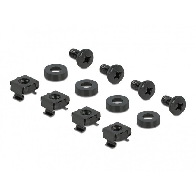 10 inch DIN-rail paneel | 1U | zwart/grijs