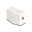 Uitvoerdoos met magnetische bodem | voor 1 Keystone module | wit