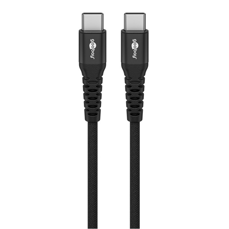 Goobay 73954 USB-kabel USB 2.0 2 m USB C Zwart