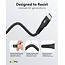 Goobay USB-C Supersoft Textile kabel | USB2.0 | PD 60W | zwart | 2 meter