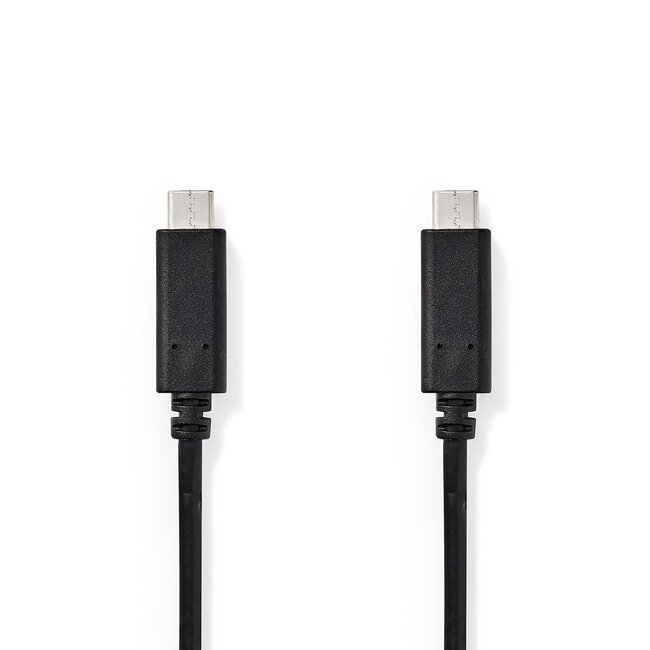Nedis USB-C kabel | USB3.0 5 Gbps | PD 60W | 4K 60Hz | zwart | 1 meter