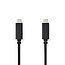 Nedis USB-C kabel | USB3.0 5 Gbps | PD 60W | 4K 60Hz | zwart | 1 meter