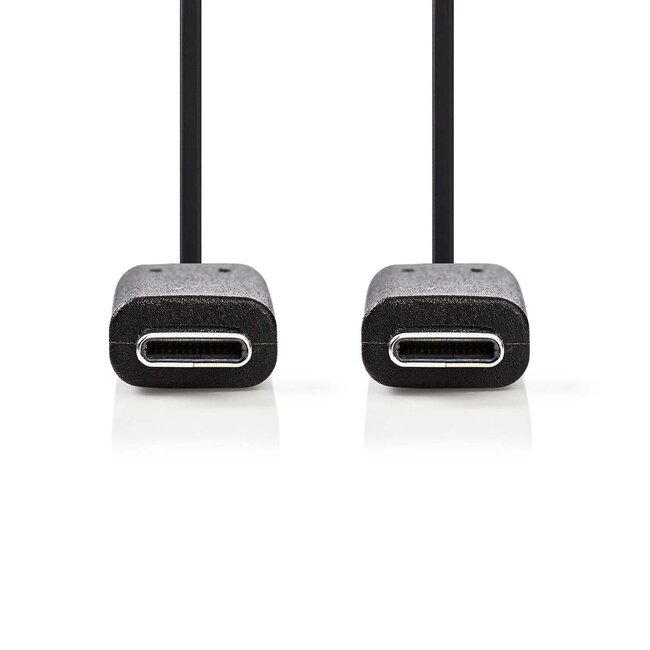 Nedis USB-C kabel | USB3.0 5 Gbps | PD 60W | 4K 60Hz | zwart | 2 meter