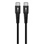 Goobay USB-C Supersoft Textile kabel | USB2.0 | PD 60W | zwart | 1 meter