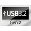 Delock USB-C verlengkabel | USB3.2 10 Gbps | PD 100W | 4K 60Hz | 0,50 meter