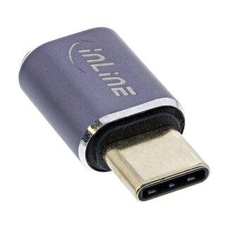 InLine InLine USB-C poortbeschermer | USB4 40 Gbps | PD 240W | 8K 60Hz | aluminium