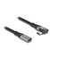 Delock USB-C verlengkabel | haaks/recht | USB4 20 Gbps | PD 240W | 4K 60Hz | 2 meter