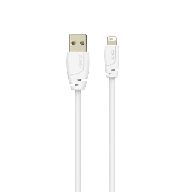 Sinox PRO Lightning - USB-A kabel | USB2.0 | tot 2,4A | 1 meter