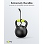 Goobay Lightning - USB-A Supersoft Textile kabel | USB2.0 | PD 60W | zwart | 1 meter