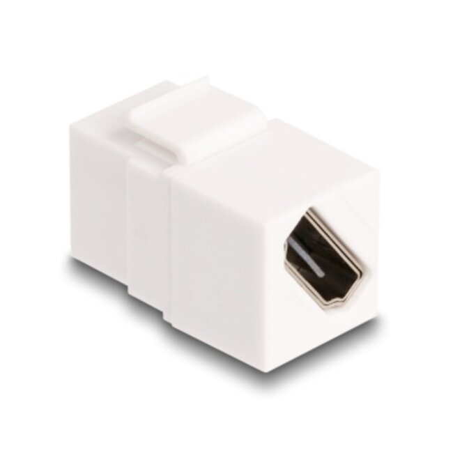 HDMI (diagonaal) Keystone module | HDMI2.1 (8K 60Hz + HDR) | wit