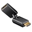 HDMI adapter | 360° roteerbaar | HDMI2.0 (4K 60Hz + HDR) | zwart
