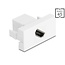 Delock Easy 45 Module HDMI female to female diagonal 8K 60 Hz white