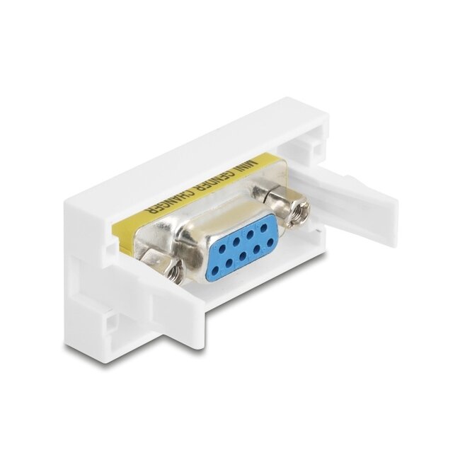 Delock Easy 45 Module Sub-D 9 fermale to female 22.5 x 45 mm