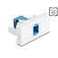 Delock Easy 45 Module SC Simplex female to SC Simplex female with laser protection flip inside blue / white