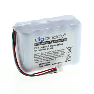 Digibuddy digibuddy Akku kompatibel zu Logitech Squeezebox NiMH