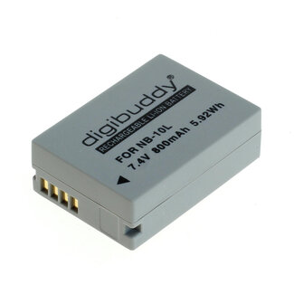Digibuddy digibuddy Akku kompatibel zu Canon NB-10L Li-Ion