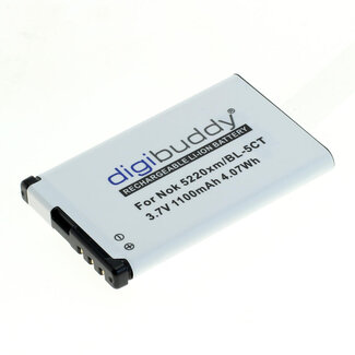 Digibuddy digibuddy Akku kompatibel zu Nokia 6303 classic/6730 classic/5220xm (BL-5CT) Li-Ion